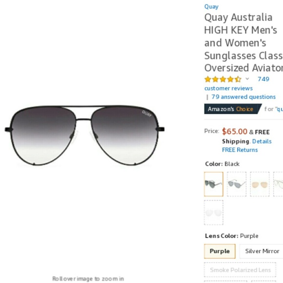 Quay sunglass's - Picture 5 of 7